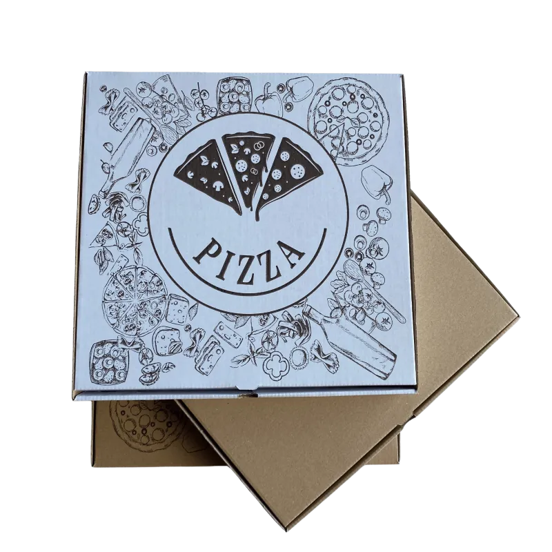 Cutie pizza albă C.P 25 — 2